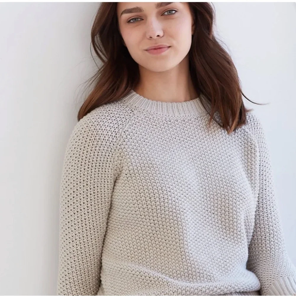 J.Crew Cotton Cable Fisherman’s Sweater - Picture 2 of 7